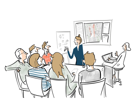 Illustraties voor de TU Delft